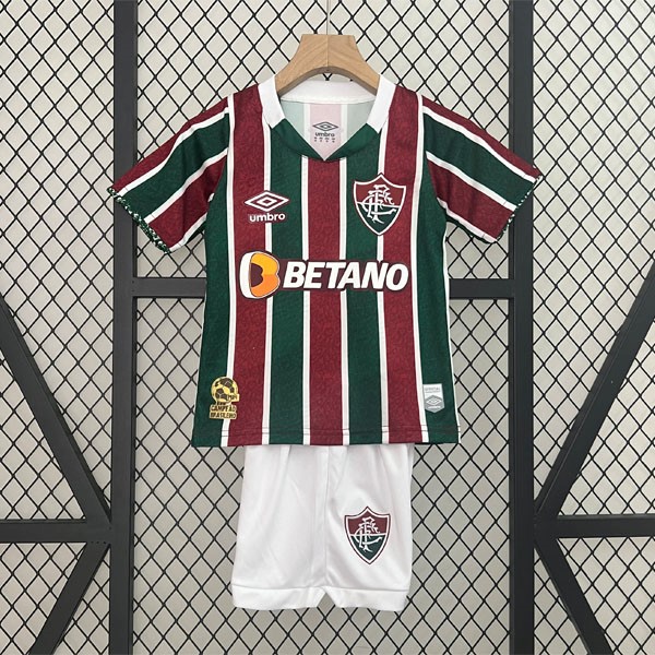 Camiseta Fluminense Replica Primera Ropa Niño 2024/25